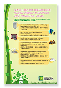 IAQ Poster - Common Solutions to Indoor Air Quality Problems in Offices 2