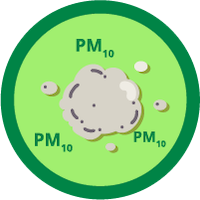 Icon of Respirable suspended particulates